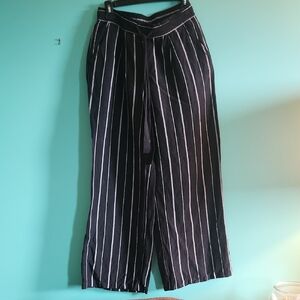 A New Day Black and White Knitwear Trouser Sz M
